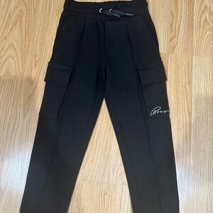 Boss Kids Black Cargo Pants